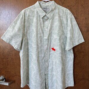 Original Paperbacks Green Tropical Print Florence Shirt